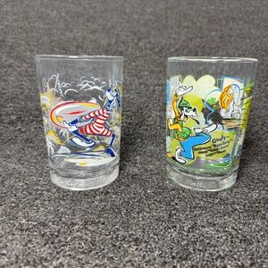 Disney World McDonald's Glasses Goofy 100 Years of Magic & 25th Anniversary